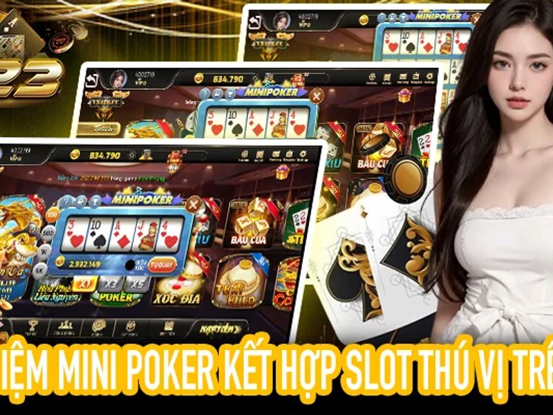 Hình ảnh bàn chơi Poker Texas Hold'em