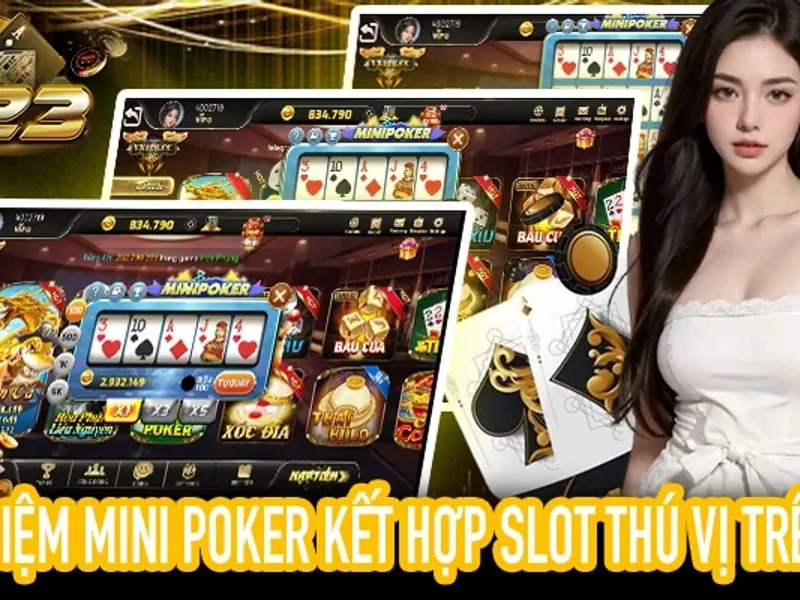 Hình ảnh bàn chơi Poker Texas Hold'em