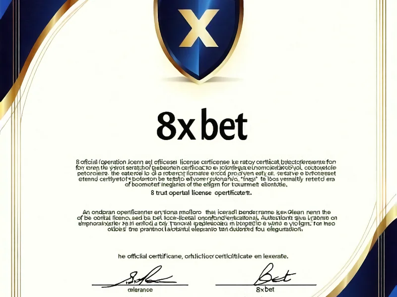 Giấy phép hoạt động của 8xbet