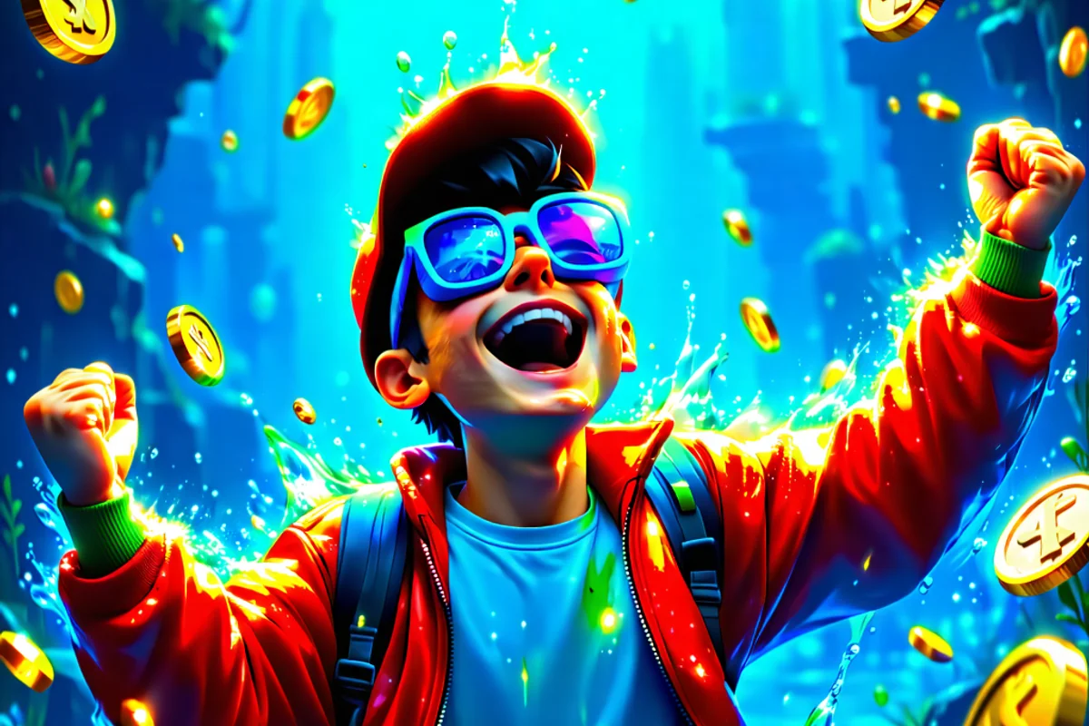 Người chơi thành công với trò chơi bắn cá, thể hiện sự kiên nhẫn và kỹ năng