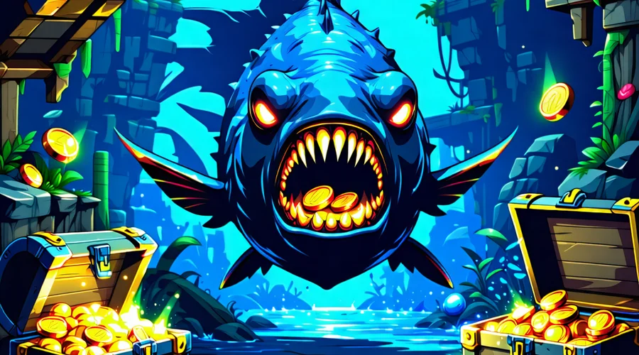 Hình ảnh các vật phẩm hỗ trợ và cá đặc biệt trong trò chơi bắn cá 8X Bet